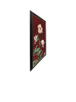 Brookpace Lascelles Ogawa Kazumasa 'Peony II' Framed Print, 56 x 46cm - view 2, Black/Multi