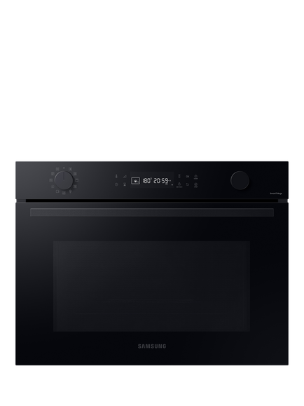 Samsung Series 4 NQ5B4553FBK/U4 Integrated Compact Oven with Microwave Combi, Black, Black