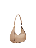 DKNY Abby Leather Hobo Crossbody Bag, Beige