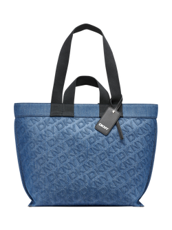 DKNY Brady Denim Tote Bag, Blue, Blue