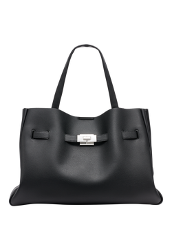 DKNY Bryar Large Satchel Bag, Black, Black