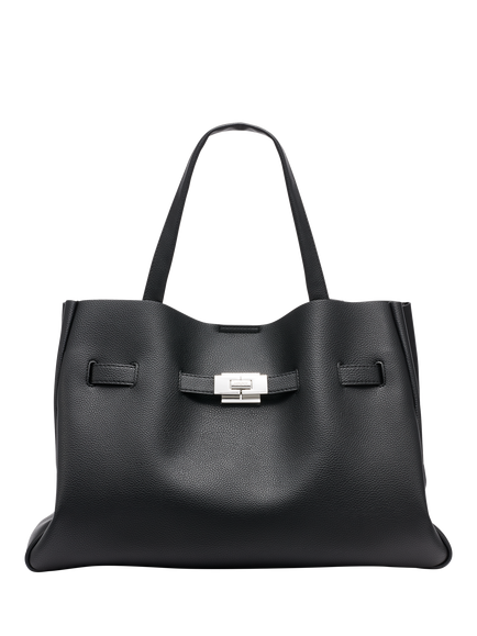 DKNY Bryar Large Satchel Bag, Black, Black