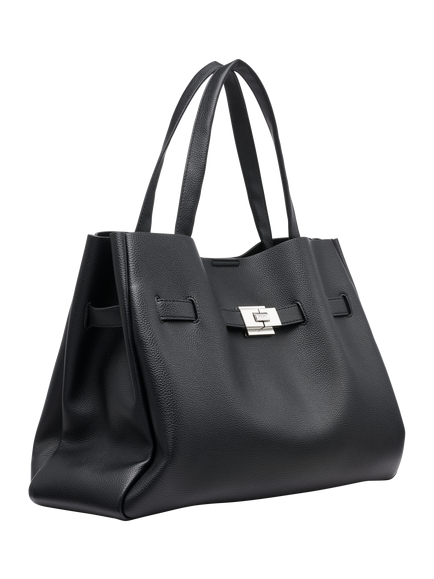 DKNY Bryar Large Satchel Bag, Black - view 2, Black