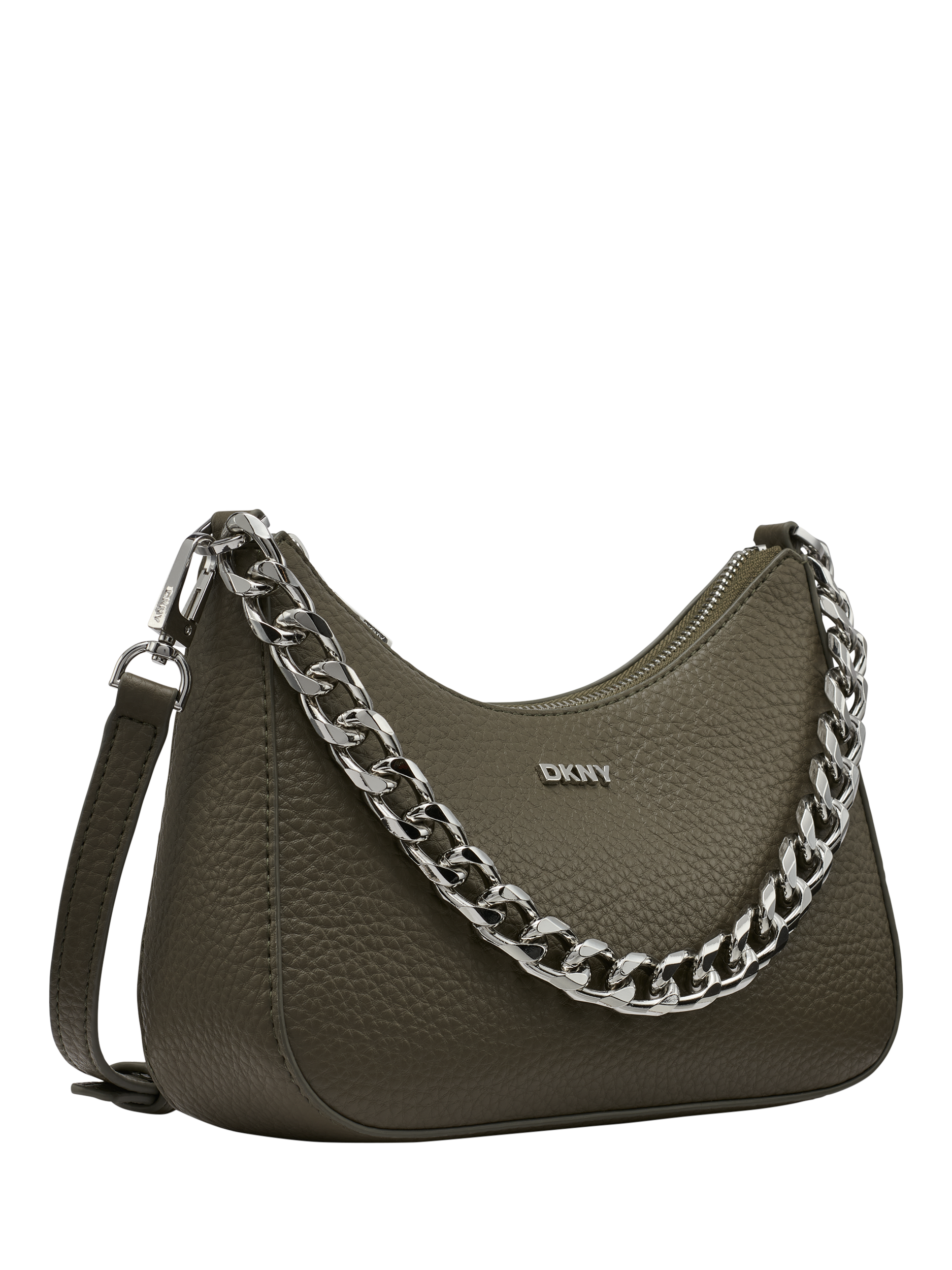 Product image 2 of 5, which shows DKNY Jenna Crossbody Bag, Khaki