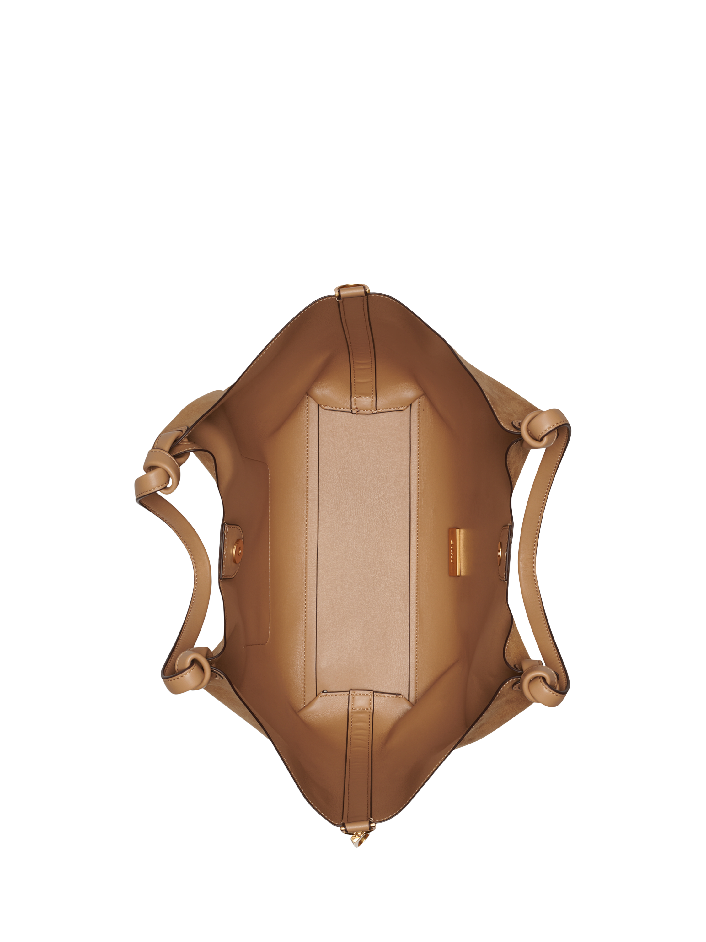 Product image 4 of 6, which shows DKNY Paula Shopper Medium Tote Bag, Cappuccino