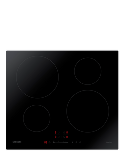 Samsung NZ64H37070K/EU 59cm Induction Hob, Black, Black