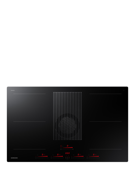 Samsung NZ84T9747VK/UR 83cm Vented Induction Hob, Black, Black