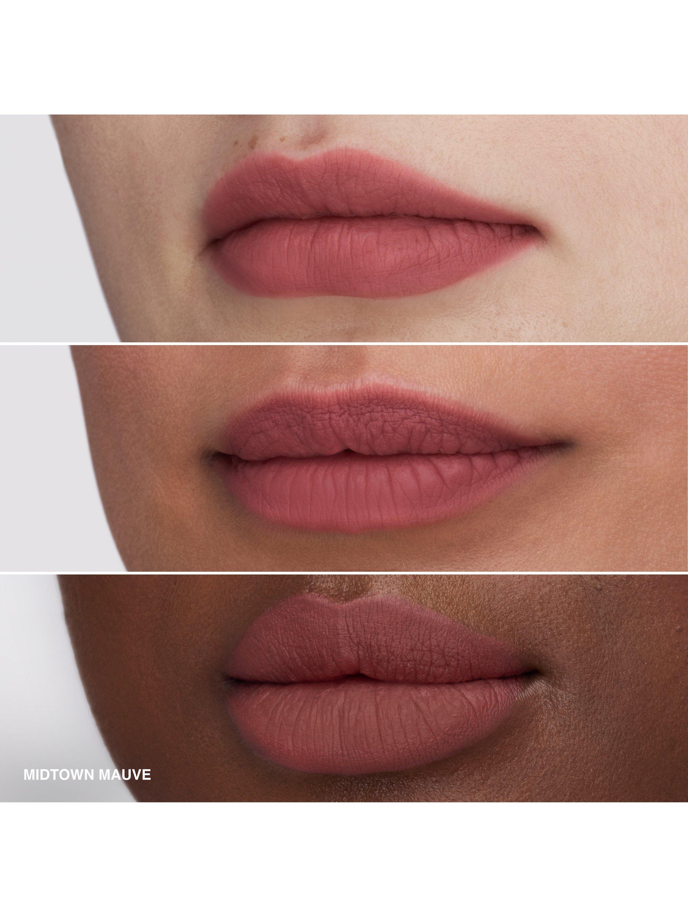 Product image 3 of 8, which shows Bobbi Brown Luxe Cashmere Matte Lipstick, Midtown Mauve