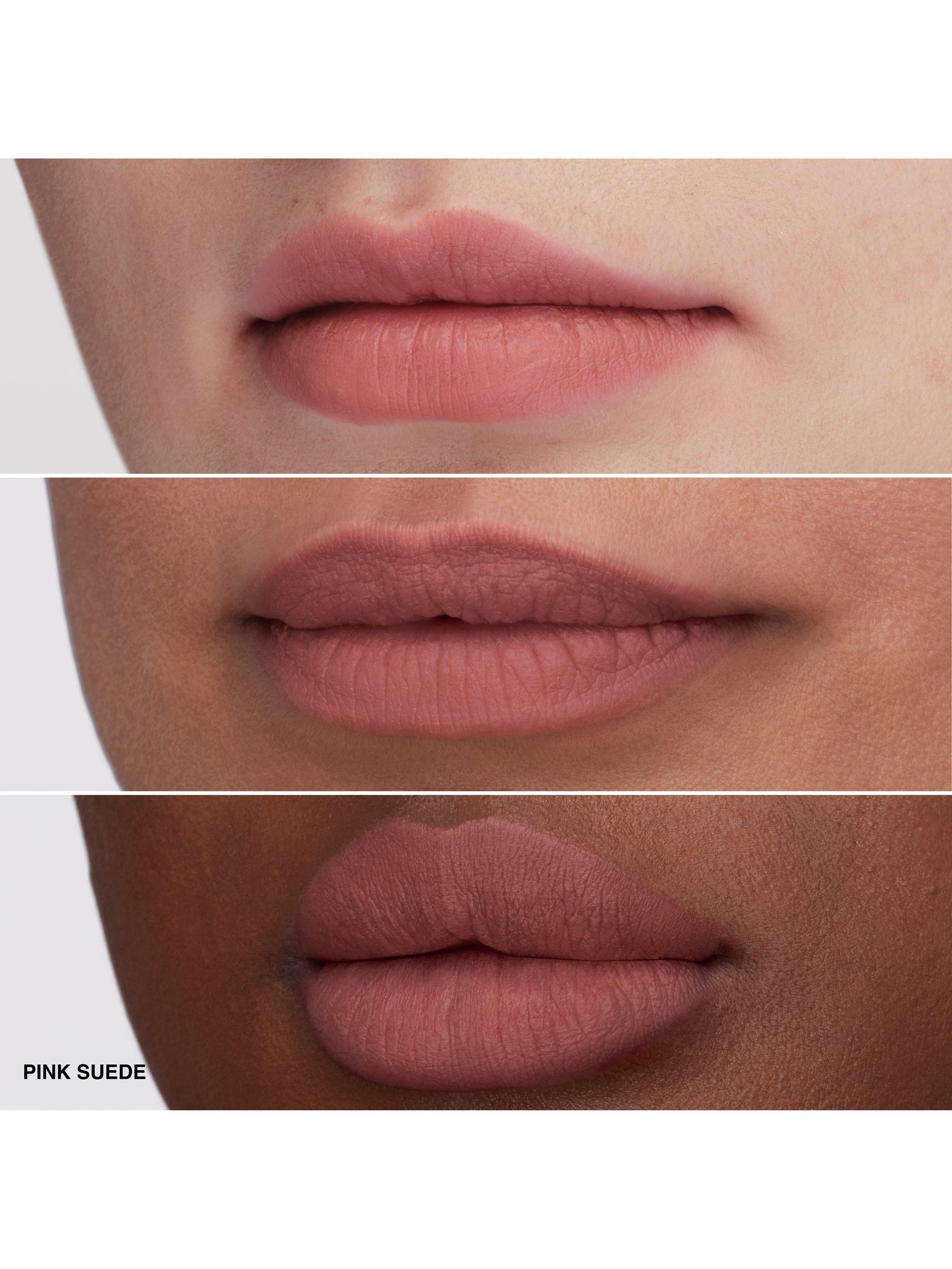 Product image 3 of 8, which shows Bobbi Brown Luxe Cashmere Matte Lipstick, Pink Suede