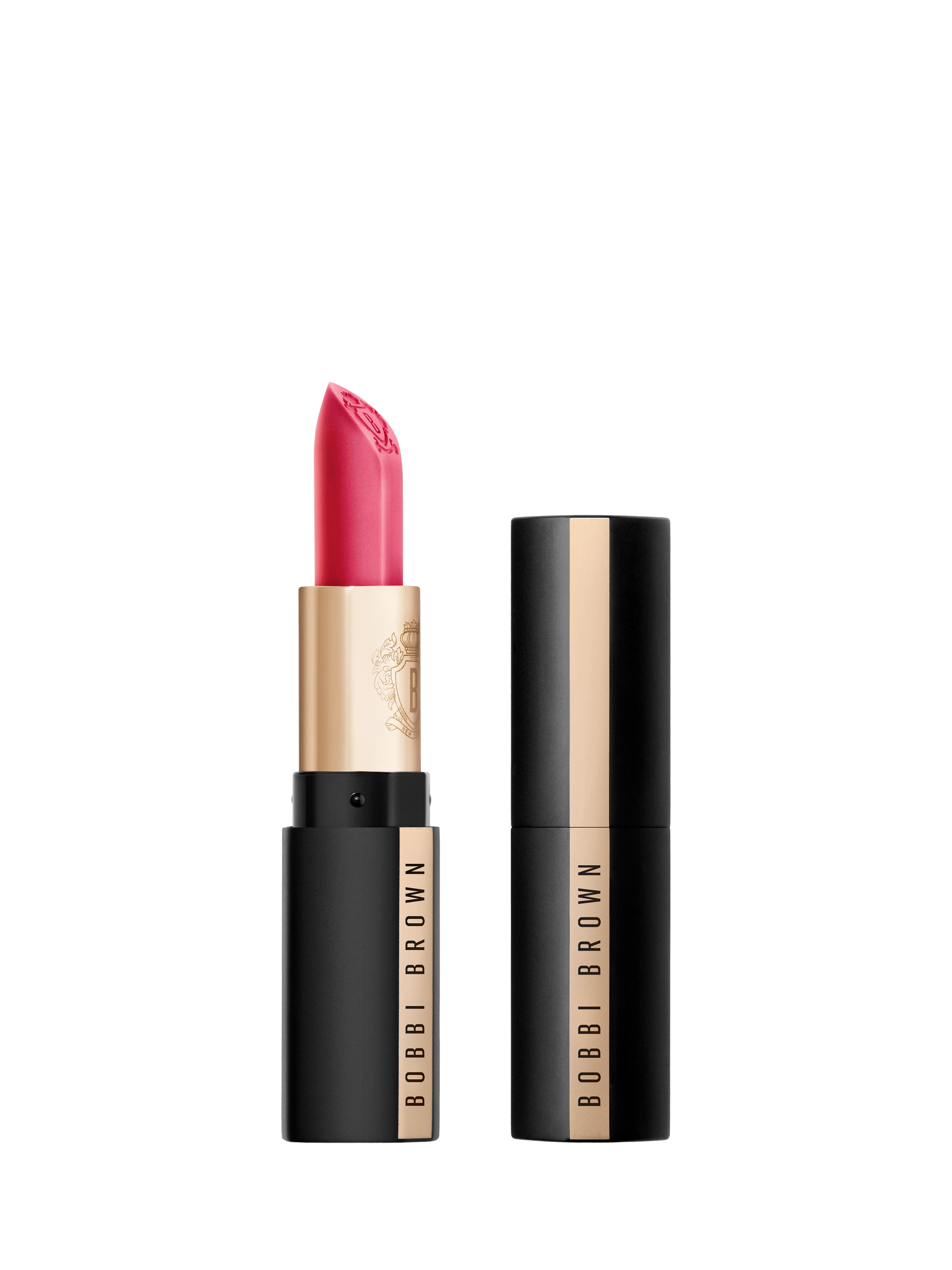 Product image 1 of 8, which shows Bobbi Brown Luxe Cashmere Matte Lipstick, Taffy
