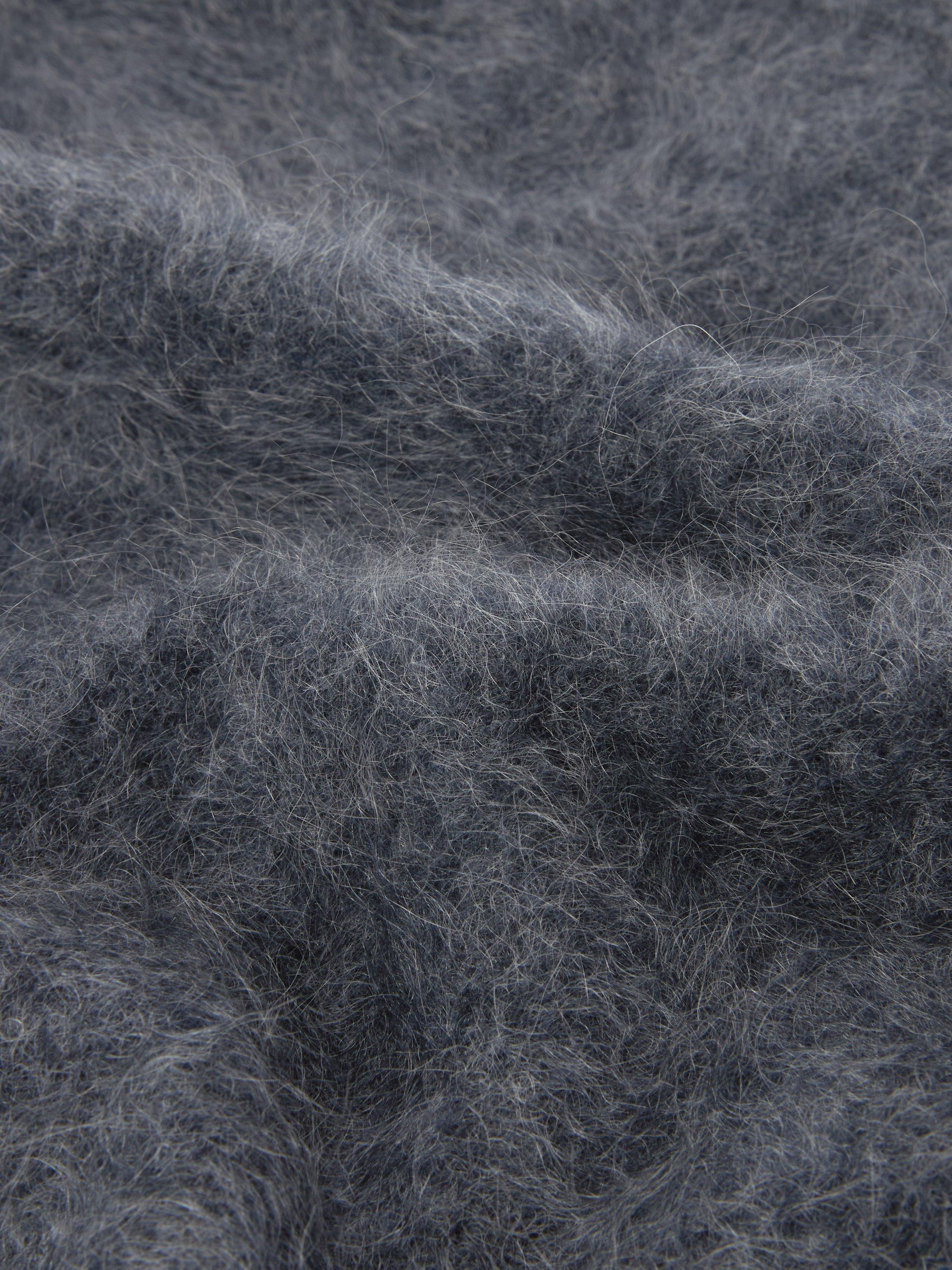 Product image 4 of 7, which shows John Lewis Cashmere Triangle Scarf, Charcoal