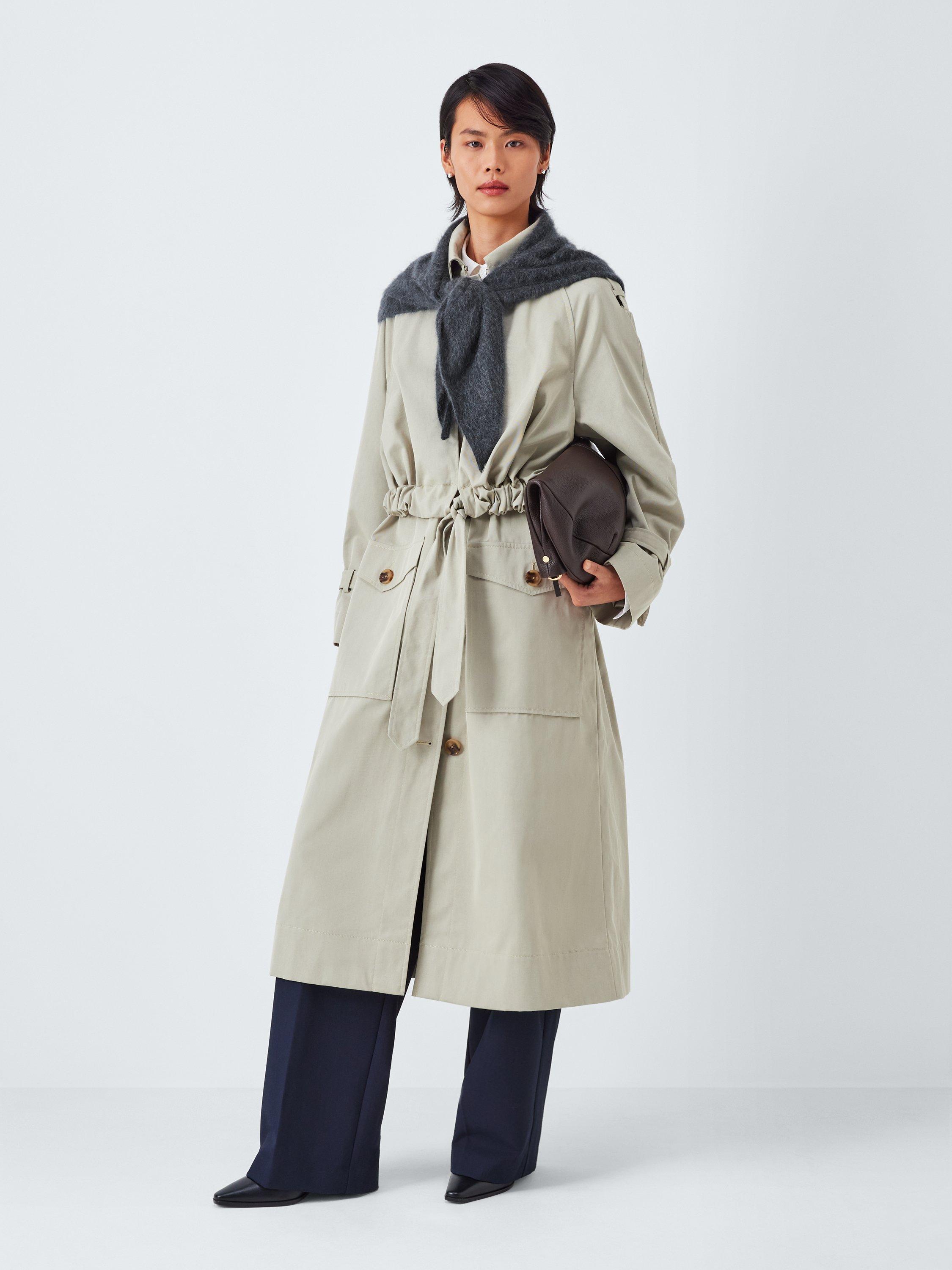 Product image 6 of 7, which shows John Lewis Cashmere Triangle Scarf, Charcoal