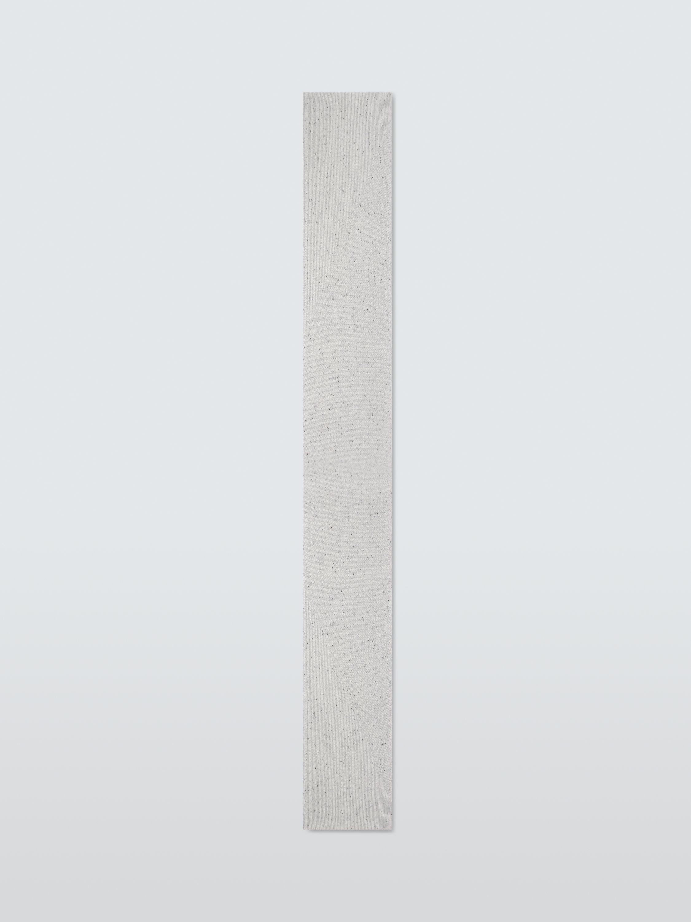 Product image 5 of 6, which shows John Lewis Donegal Ribbed Cashmere Scarf, Grey