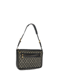 Pre-loved Louis Vuitton 2005 Monogram Mini Pochette Catrain Shoulder Bag, Black
