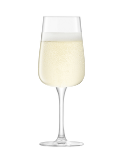 LSA International Arc Glass Champagne Flute, Set of 2, 280ml, Clear - view 2, Clear