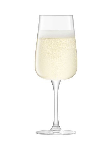 LSA International Arc Glass Champagne Flute, Set of 2, 280ml, Clear - view 2, Clear