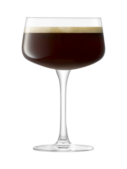 LSA International Arc Glass Champagne Saucer, Set of 2, 250ml, Clear - view 2, Clear