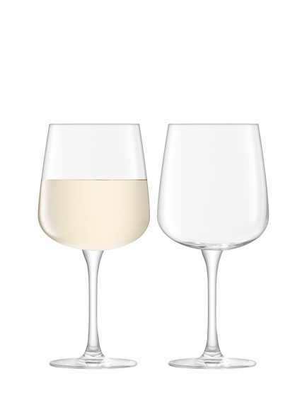 LSA International Arc Wine Glass, Set of 2, 330ml, Clear, Clear
