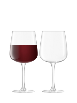 LSA International Arc Wine Glass, Set of 2, 330ml, Clear - view 2, Clear