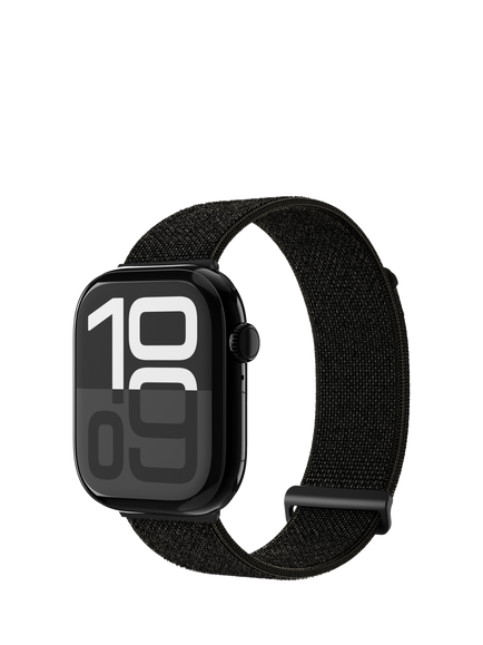 Vonmählen Fitness Loop 2 for Apple Watch 44mm/45mm/46mm/49mm, Black - view 2, Black