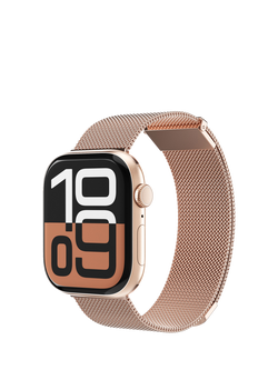 Vonmählen Milanese Loop 2 for Apple Watch 40mm/41mm/42mm, Rose Gold - view 2, Rose Gold