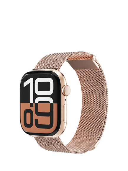Vonmählen Milanese Loop 2 for Apple Watch 40mm/41mm/42mm, Rose Gold - view 2, Rose Gold