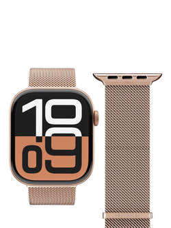 Vonmählen Milanese Loop 2 for Apple Watch 40mm/41mm/42mm, Rose Gold, Rose Gold