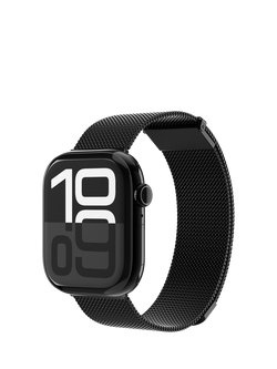 Vonmählen Milanese Loop 2 for Apple Watch 44mm/45mm/46mm/49mm, Black - view 2, Black