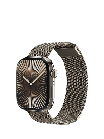 Vonmählen Milanese Loop 2 for Apple Watch 44mm/45mm/46mm/49mm, Desert Sand - view 2, Desert Sand