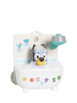 Bluey Tomy Toomies Shower & Scrub Bluey Bathtime Toy, Multi
