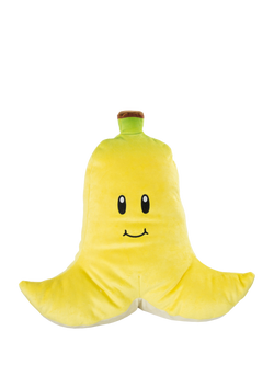 Nintendo Mario Kart Banana Club Mocchi-Mocchi Plush Soft Toy, Yellow, Multi