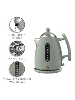 Dualit Lite Jug Kettle, 1.5L - view 2, Sage
