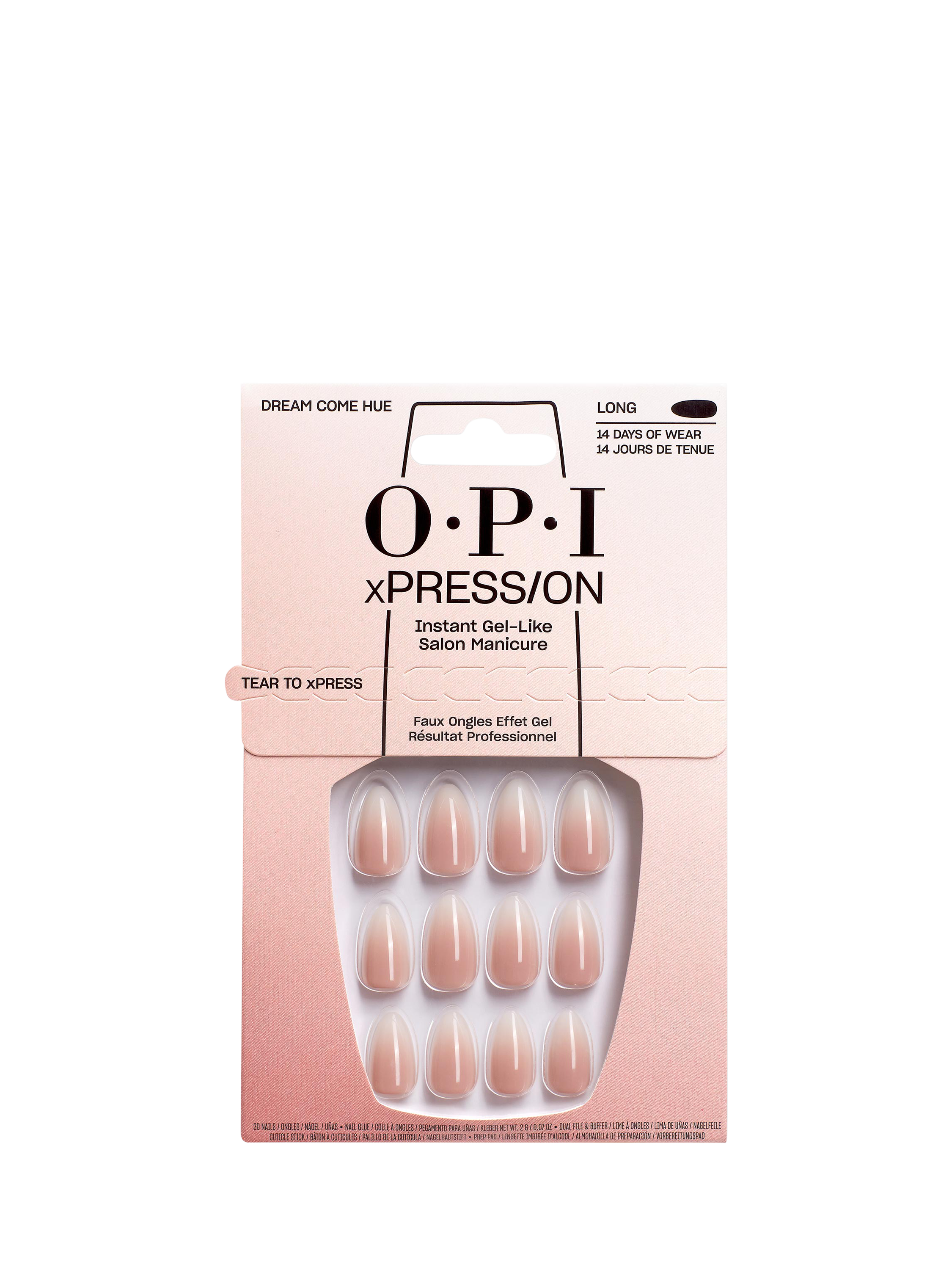 OPI xPRESS/ON Press On Nails, Dream Come Hue