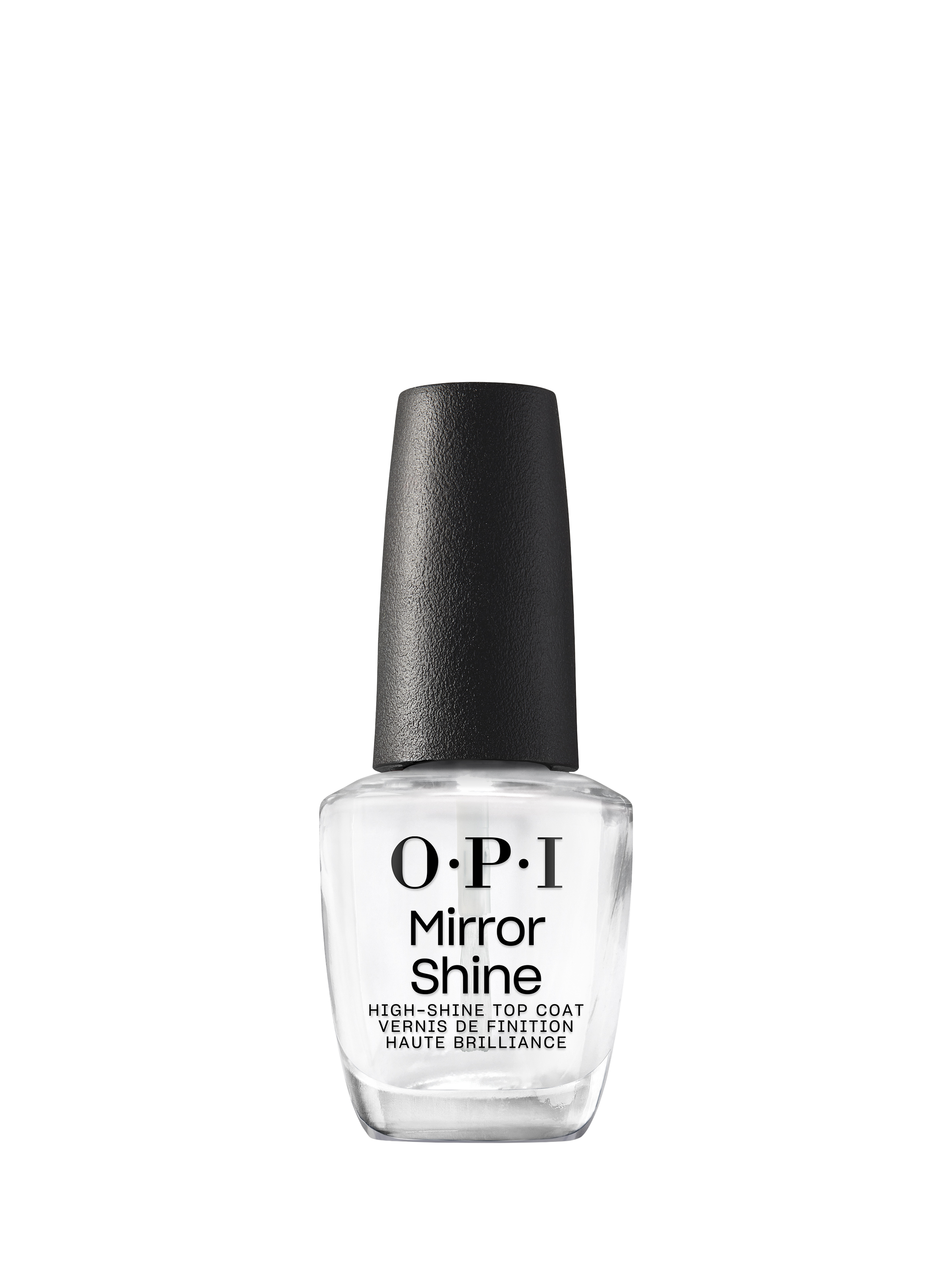Product image 1 of 6, which shows OPI Mirror Shine Top Coat, 15ml
