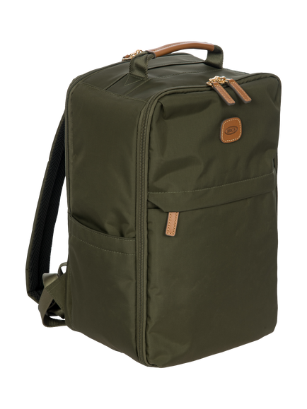 Bric's X-Collection Underseat Travel Backpack, 20L, Olive - view 2, Olive