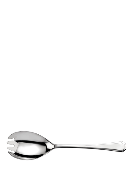 Arthur Price Grecian Stainless Steel Spoon & Fork Salad Server Set - view 2, Silver