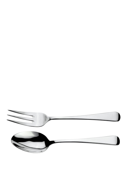 Arthur Price Old English Stainless Steel Salad Serving Spoon & Fork, 