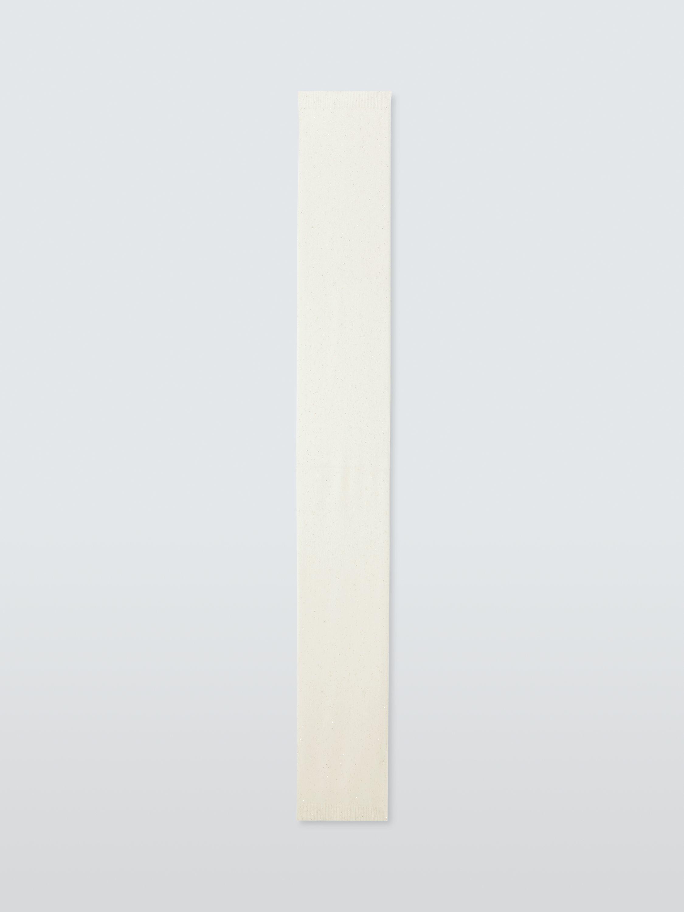 Product image 4 of 5, which shows John Lewis Sequin Cashmere Blend Scarf, Ivory