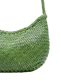 Dragon Diffusion Nova Luna Handmade Leather Shoulder Bag - view 2, Leaf Green