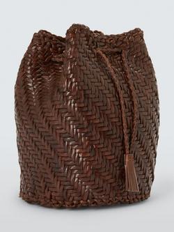 Dragon Diffusion PomPom Crossbody Bucket Bag - view 2, Bruciato