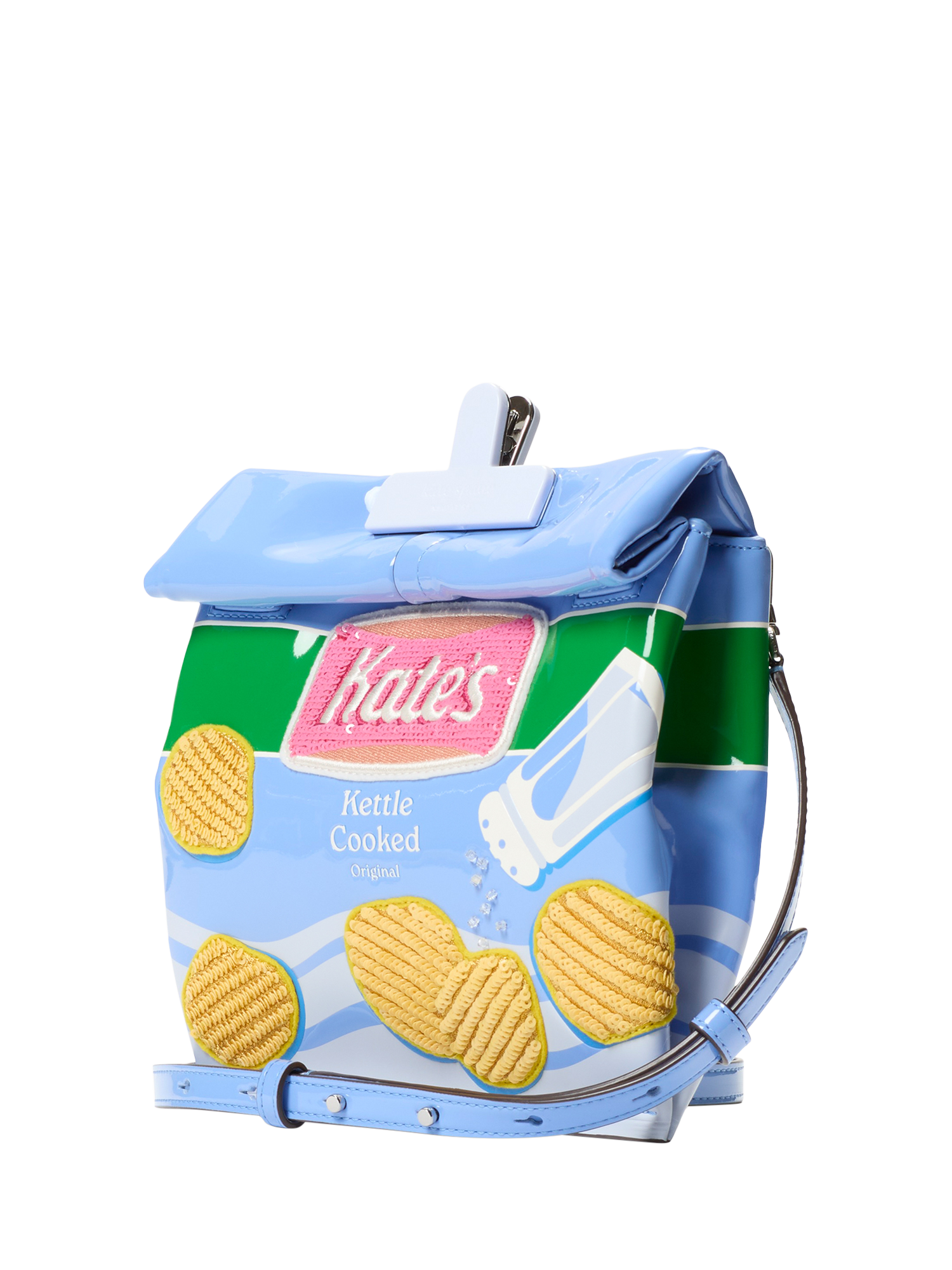 Product image 1 of 2, which shows kate spade new york Snack Time Cross Body Bag, Blue/Multi