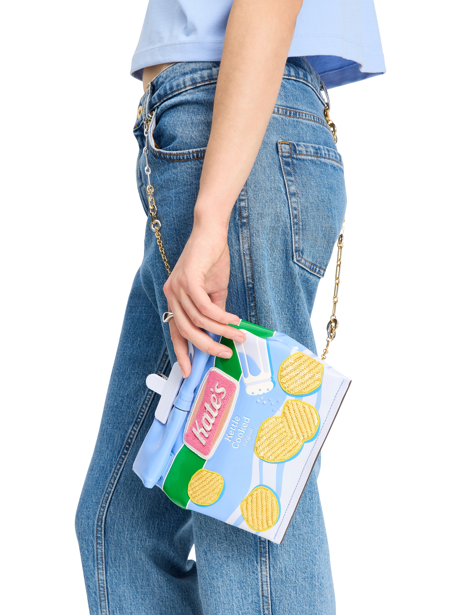Product image 2 of 2, which shows kate spade new york Snack Time Cross Body Bag, Blue/Multi