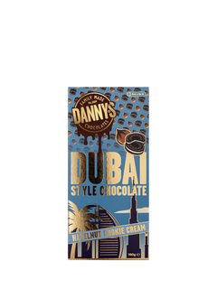 Danny's Chocolates Dubai Style Chocolate Hazelnut Cookie Cream, 190g