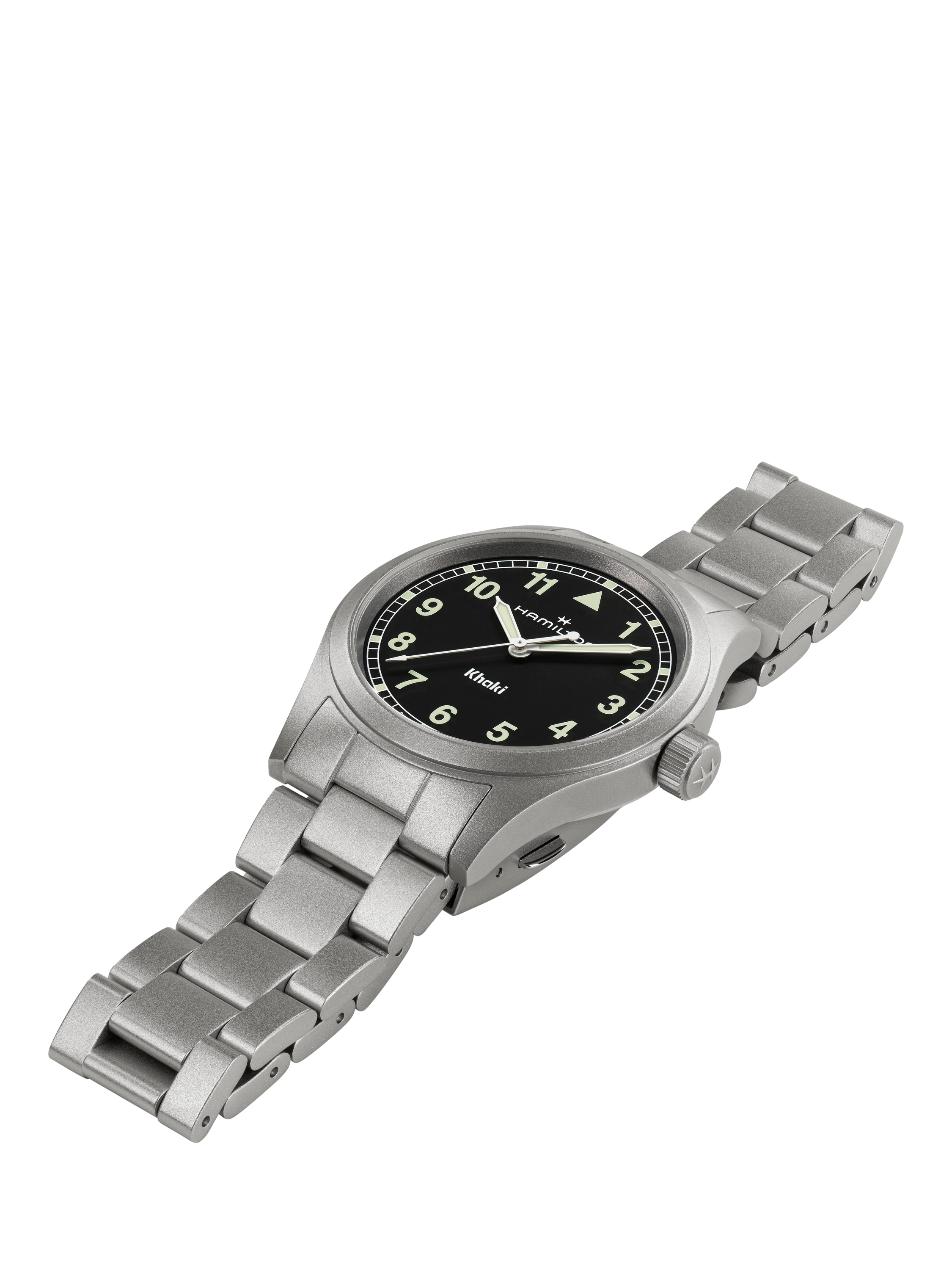 Product image 4 of 5, which shows Hamilton H69301130 Unisex Bracelet Watch, Black