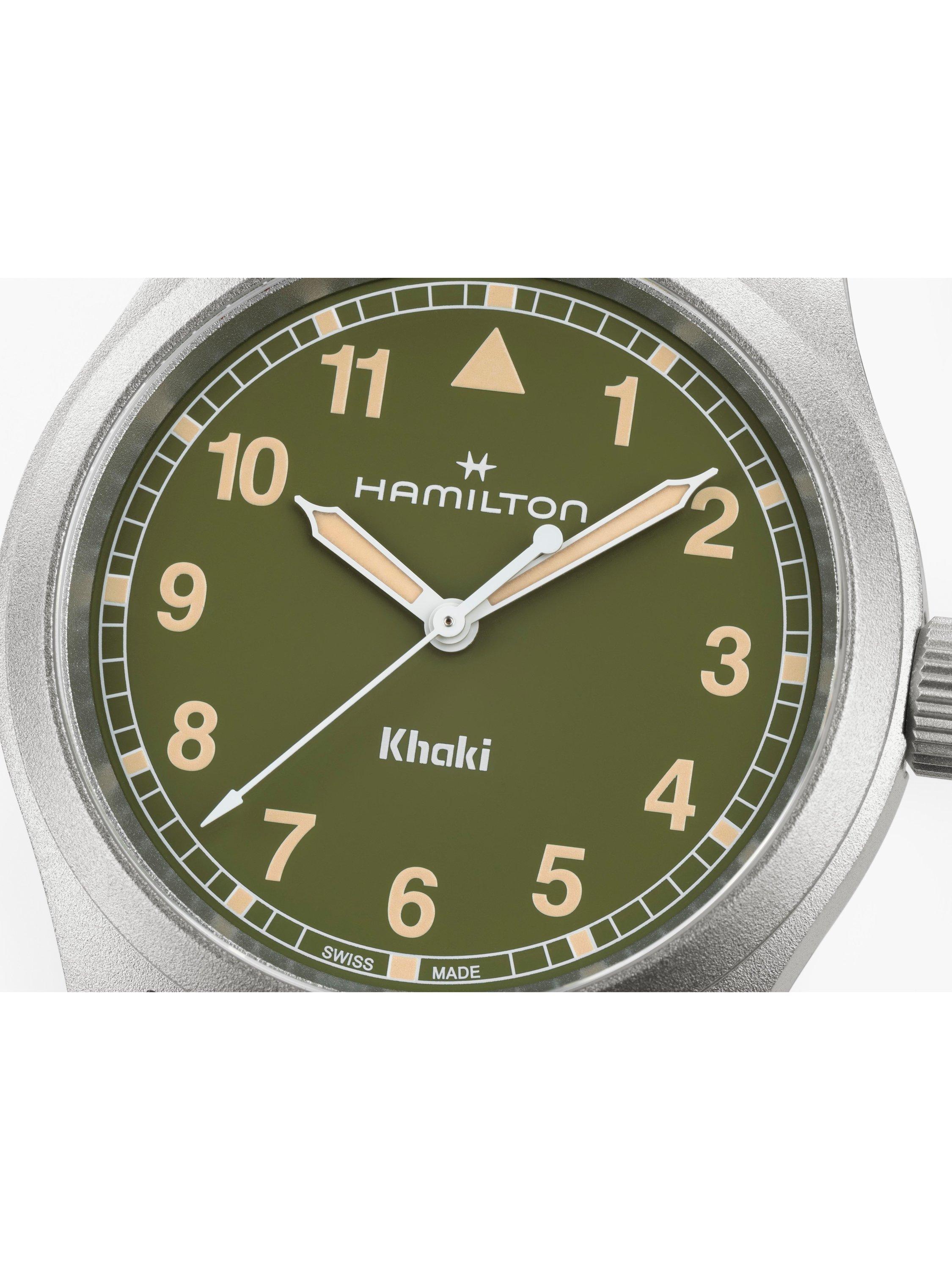 Product image 4 of 5, which shows Hamilton H69301160 Unisex Bracelet Watch, Green