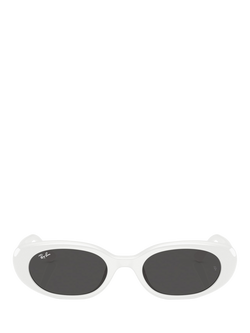 Ray-Ban RB4441D Unisex Pillow Sunglasses, White, White