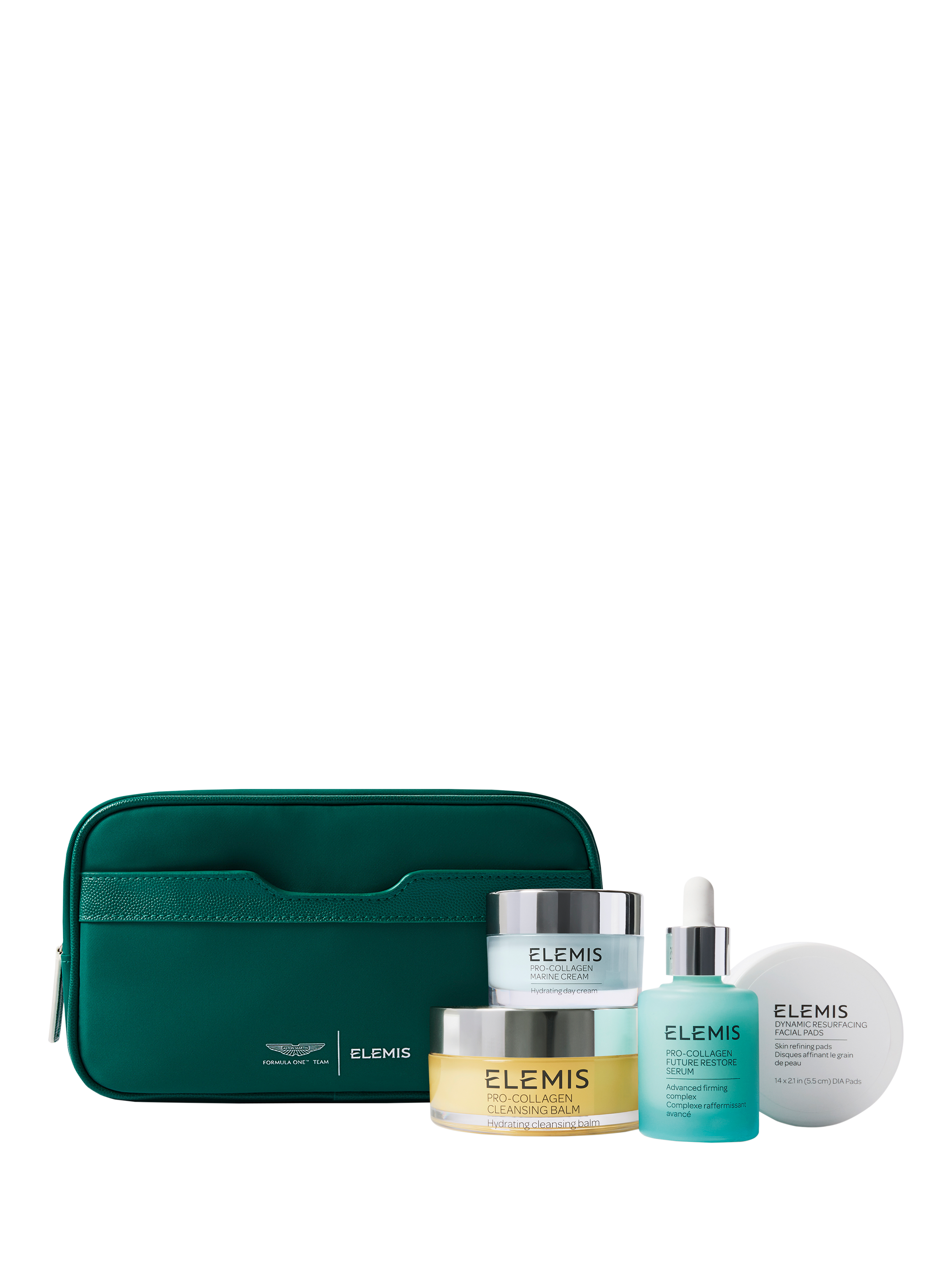 Product image 1 of 3, which shows Elemis x Aston Martin Aramco Formula One™ Team Iconic Skincare Collection