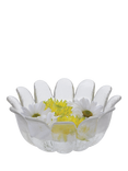 Dartington Crystal Daisy Heirloom Glass Bowl, 21.5cm, Clear
