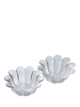 Dartington Crystal Daisy Heirloom Glass Dish, Set of 2, 16cm, Clear