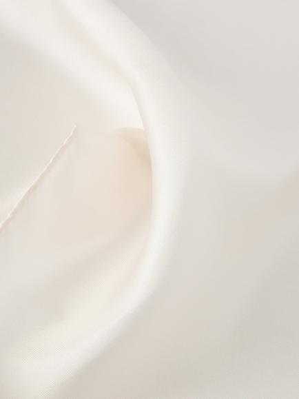 John Lewis Silk Pocket Square - view 2, White